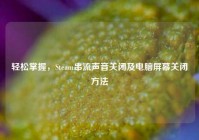 轻松掌握，Steam串流声音关闭及电脑屏幕关闭方法