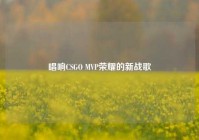 唱响CSGO MVP荣耀的新战歌