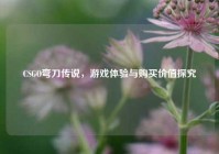 CSGO弯刀传说，游戏体验与购买价值探究