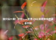 别只玩PC端！这些Steam免费APP让游戏体验跨设备开挂