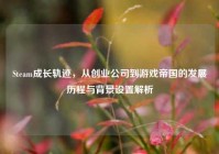 Steam成长轨迹，从创业公司到游戏帝国的发展历程与背景设置解析