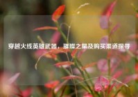 穿越火线英雄武器，璀璨之星及购买渠道探寻