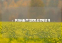 sf_梦影的和平精英热血荣耀征程
