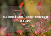 乒乓网体育用品商城，乒乓爱好者的购物天堂及正品之问