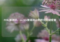 PUBG亚洲杯，ewc2026赛场风云的积分关键度量