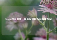 Steam 界面卡死，桌面现象剖析与解决方案