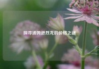 探寻汤姆逊烈龙的价格之谜