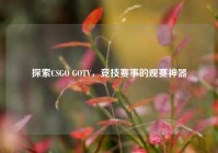 探索CSGO GOTV，竞技赛事的观赛神器