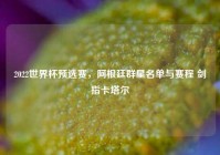 2022世界杯预选赛，阿根廷群星名单与赛程 剑指卡塔尔
