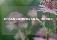 DNF代币券有效期规则深度解析，是否会消失