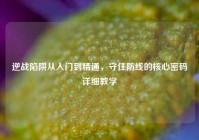 逆战陷阱从入门到精通，守住防线的核心密码详细教学