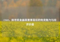 CSGO，探寻奖金最高赛事背后的电竞魅力与经济价值