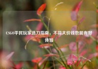 CSGO平民玩家选刀指南，不花大价钱也能有好体验