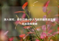 深入探究，使命召唤16中人气旺的服务器及服务器简称奥秘