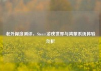 老外深度测评，Steam游戏世界与鸿蒙系统体验剖析