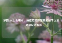 梦回LOL上古版本，被瘟疫阴影笼罩的射手之王——老鼠玩法解析