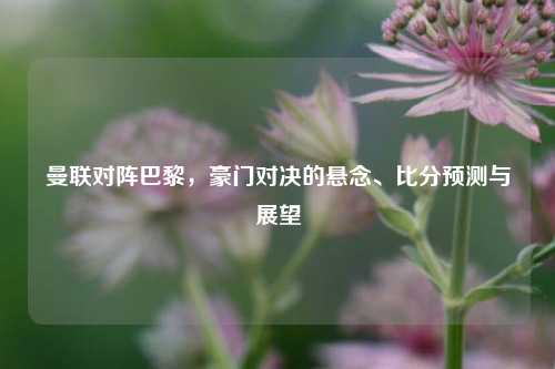 曼联对阵巴黎,豪门对决的悬念、比分预测与展望