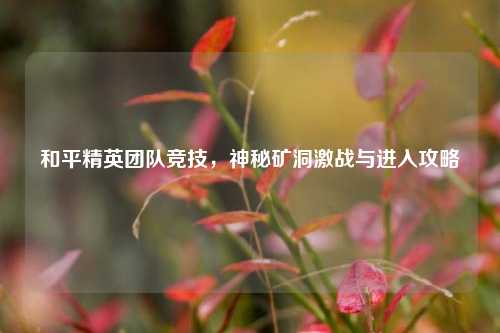 和平精英团队竞技，神秘矿洞激战与进入攻略