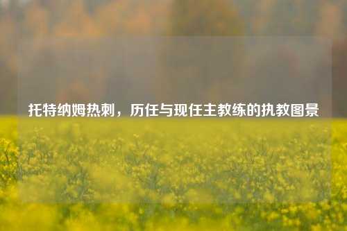 托特纳姆热刺,历任与现任主教练的执教图景