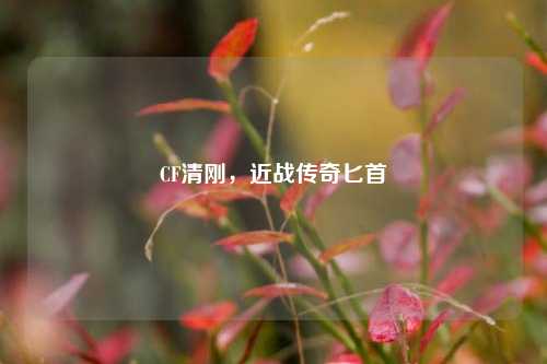 CF清刚,近战传奇匕首