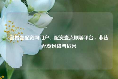警惕壹配资网门户、配资壹点顺等平台,非法配资风险与危害