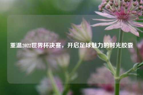 重温2022世界杯决赛,开启足球魅力的时光胶囊