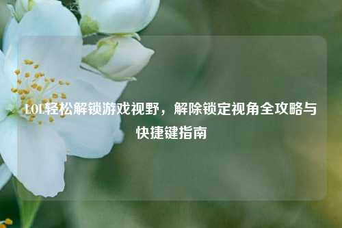 LOL轻松解锁游戏视野，解除锁定视角全攻略与快捷键指南