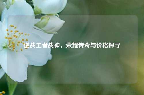 逆战王者战神,荣耀传奇与价格探寻