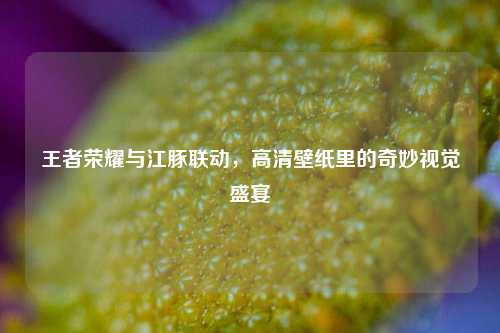 王者荣耀与江豚联动,高清壁纸里的奇妙视觉盛宴