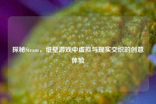 探秘Steam，纸壁游戏中虚拟与现实交织的创意体验