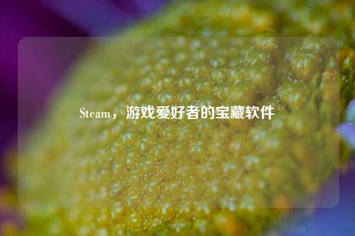 Steam，游戏爱好者的宝藏软件