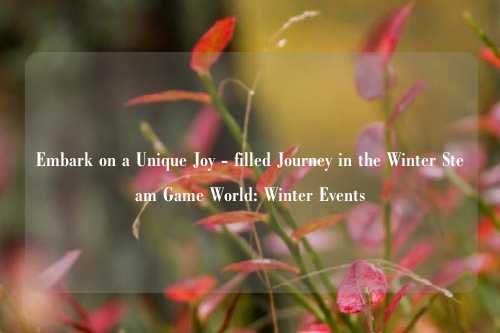 Embark on a Unique Joy - filled Journey in the Winter Steam Game World: Winter Events