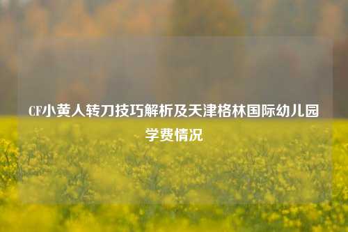 CF小黄人转刀技巧解析及天津格林国际幼儿园学费情况