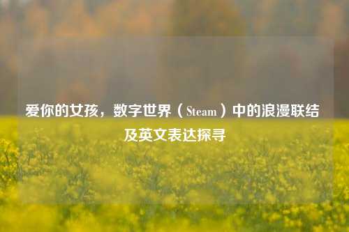 爱你的女孩,数字世界(Steam)中的浪漫联结 及英文表达探寻