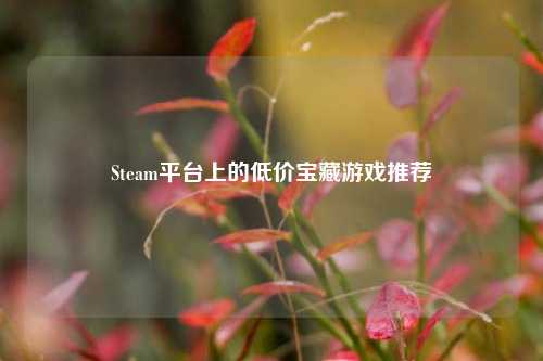 Steam平台上的低价宝藏游戏推荐
