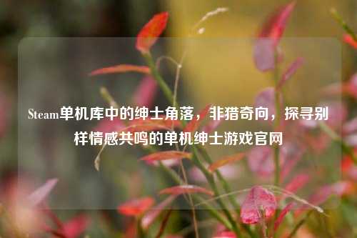 Steam单机库中的绅士角落,非猎奇向,探寻别样情感共鸣的单机绅士游戏官网