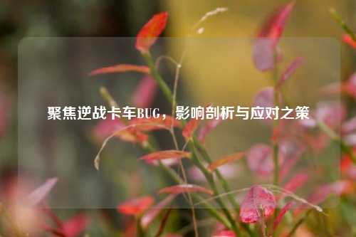 聚焦逆战卡车BUG,影响剖析与应对之策