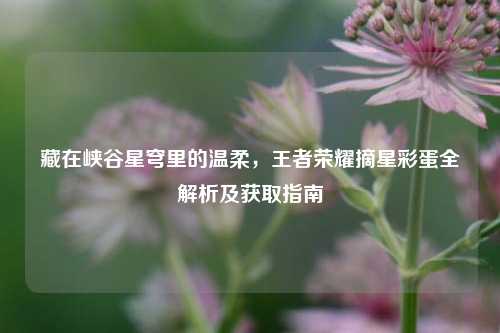 藏在峡谷星穹里的温柔，王者荣耀摘星彩蛋全解析及获取指南