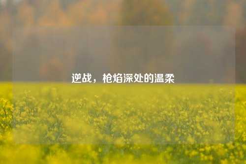 逆战,枪焰深处的温柔