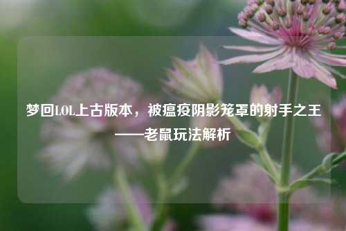 梦回LOL上古版本,被瘟疫阴影笼罩的射手之王——老鼠玩法解析