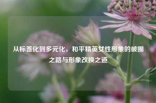 从标签化到多元化,和平精英女性形象的破圈之路与形象改换之道