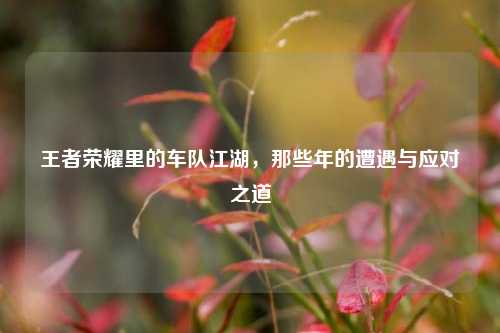 王者荣耀里的车队江湖,那些年的遭遇与应对之道