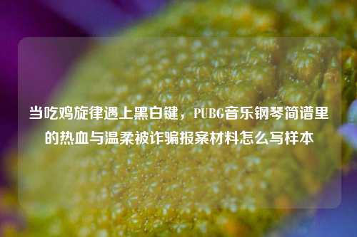 当吃鸡旋律遇上黑白键,PUBG音乐钢琴简谱里的热血与温柔被诈骗报案材料怎么写样本